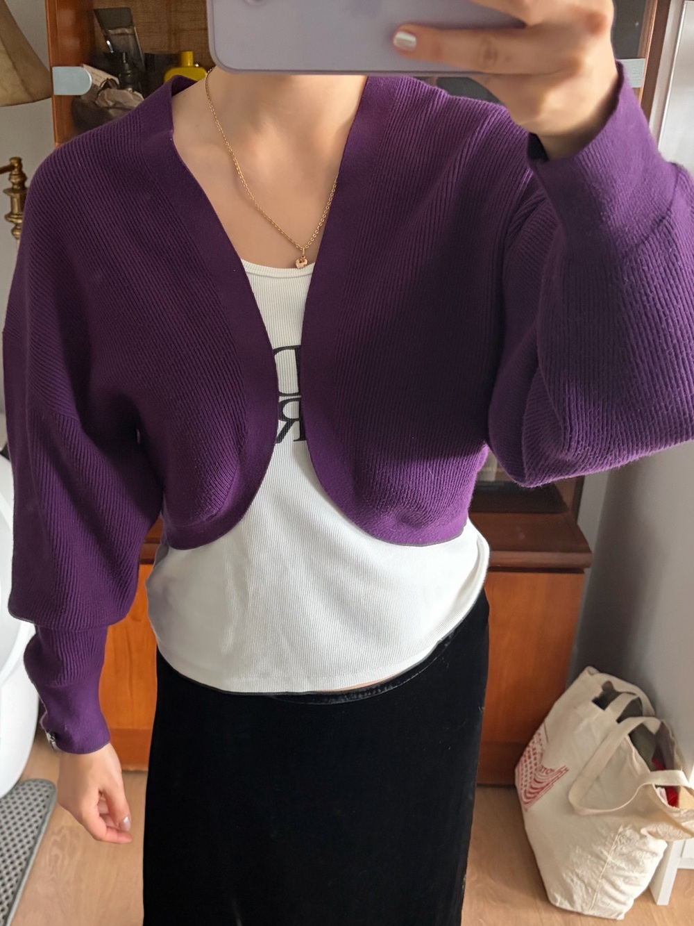 Babaton Purple Decision Shrug - Picture 4 of 4